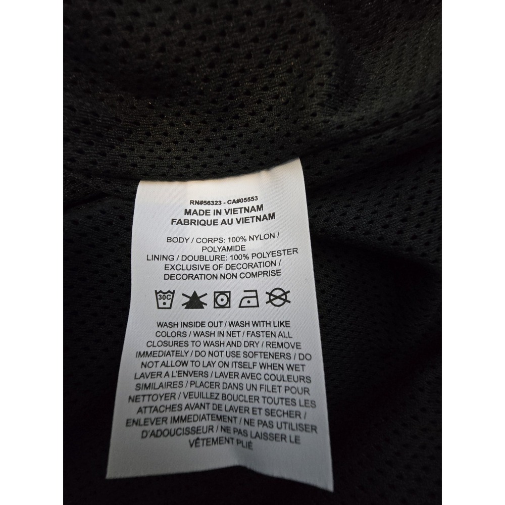 Nike Air Jordan Nylon Windbreaker Jacket Black Fv7299-010 - Men's Size 2XL NWT - Picture 15 of 16